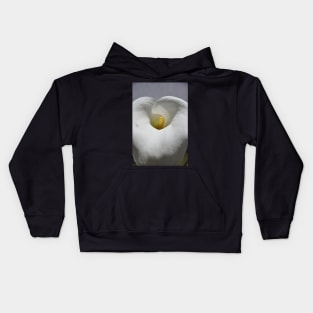 White Calla Lily Kids Hoodie